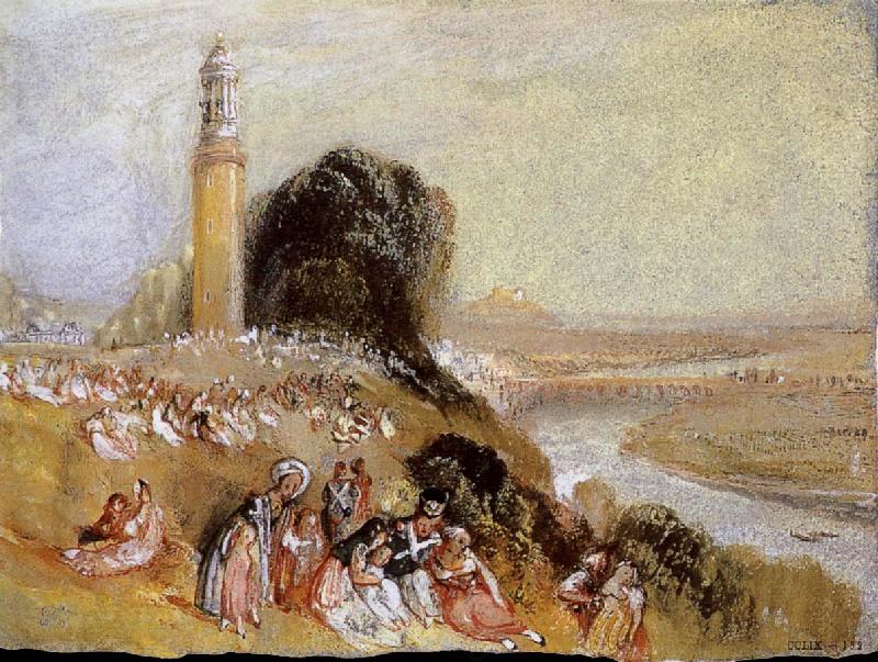 Joseph Mallord William Turner Lighthouse Spain oil painting art